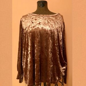 ModCloth Beyond Basic Velvet Top